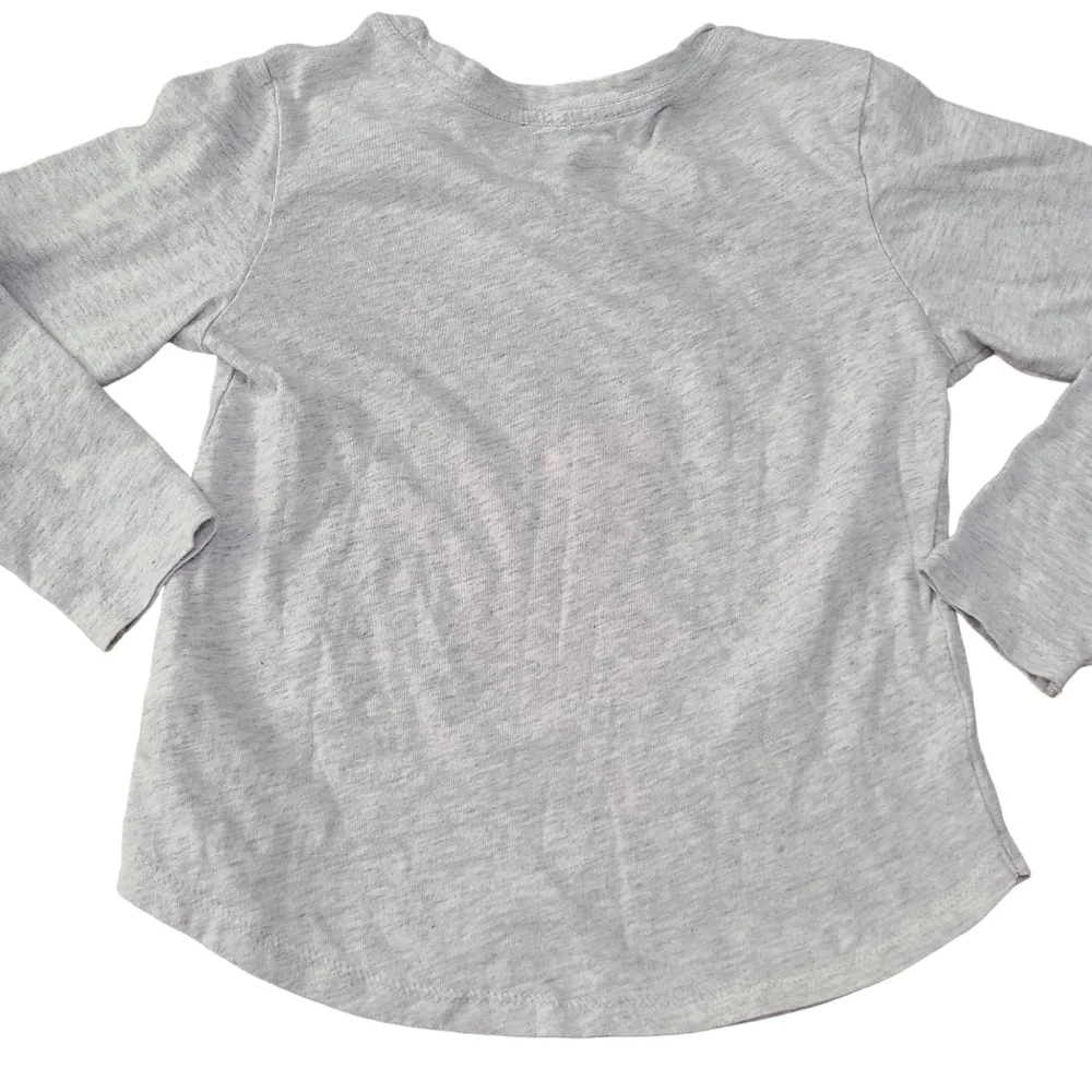 Old Navy Girls Size XS 5 Long Sleeve Shirt Top I love you
